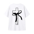 thumbnail image 5 of Girls T Shirts Crewneck Short Sleeve T Shirt Top Kids Modern Fit Cute Back To School Clothes Graduation Summer Blouse for Girls, 5 of 5