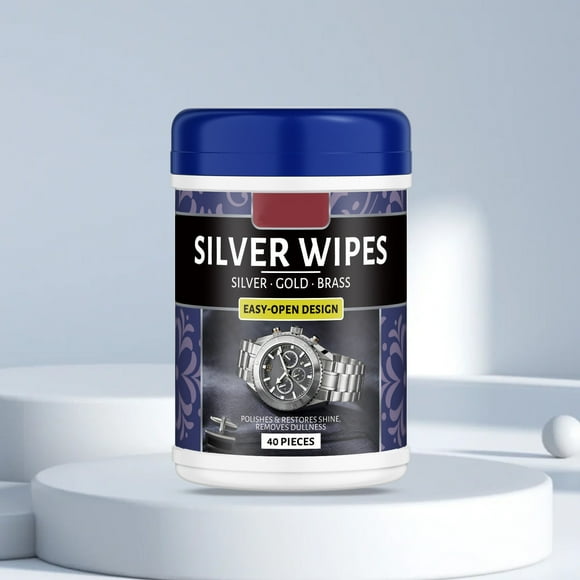 Cagogo under $5 Silver Polishing Cloths, Silver Polish Cleaning Wipes,Tarnish Remover Cloths for Jewelry,Metal Cleaner Wipes for Silver Gold,Quick Shine Restoring Wipes