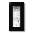 thumbnail image 2 of ArtToFrames 4" x 10" Satin Black Step Lip Picture Frame, 4x10 inch Black Wood Poster Frame (WOM-1452), 2 of 7