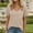 *Beige, variant on ClodeEU Women's V Neck Short Sleeve ， Casual Trendy T Shirts ，Cute Loose Fit Tees Beige,Womens Plus XL