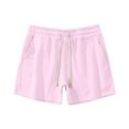 thumbnail image 4 of HCNTES Men's Quick Dry Golf Shorts, Lightweight Hiking Stretch Gear, Travel Fishing Casual Pockets Shorts(Pink,M), 4 of 5