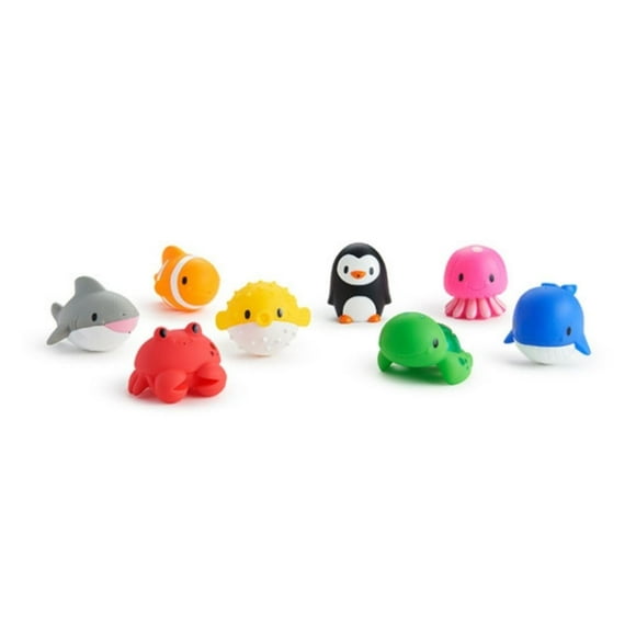 Juguete de baño Munchkin Ocean Squirts, paquete de 8, para más de 9 meses