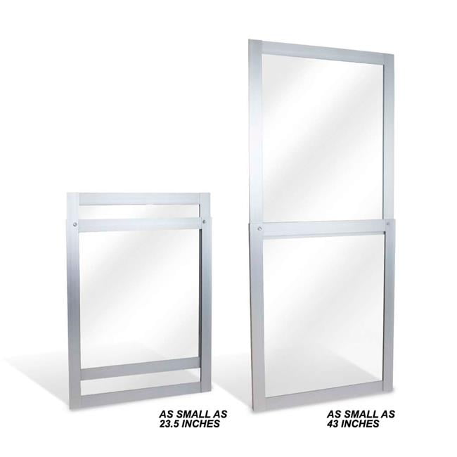 Soleus Air WS4AWK Saddle AC Sliding Vertical Window Kit with Adapter