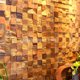 thumbnail image 4 of Fondo de TV con mosaico de madera maciza, decoración de troncos para porche, sala de estar, dormitorio, estilo europeo, fondo 3D, mosaico de madera de barco, 4 of 5