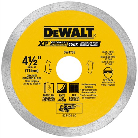 UPC: 0028877560106 | 4-1/2  Porcelain Tile Blade