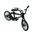 thumbnail image 1 of LEEYNEER Vélo Jouet Noir Bmx Mini Modèle de Bicyclette en Alliage Rétro Double Pôle, 1 of 8