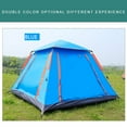 thumbnail image 3 of Outdoor 2/4 Person Automatic Quick-opening Tent, Travel Camping Tent,  Rainproof Sunshine-proof Tent Fishing Hiking Sunshine Shelter, 3 of 10