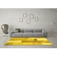 thumbnail image 3 of Ahgly Company Indoor Rectangle Patchwork Yellow Transitional Area Rugs, 3' x 5', 3 of 4
