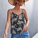 thumbnail image 5 of Moda mujer verano Casual cuello en V estampado bohemio sin mangas Tops Sling chaleco Pompotops lopia998640, 5 of 9