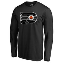 Men's Black Philadelphia Flyers Midnight Mascot Long Sleeve T-Shirt