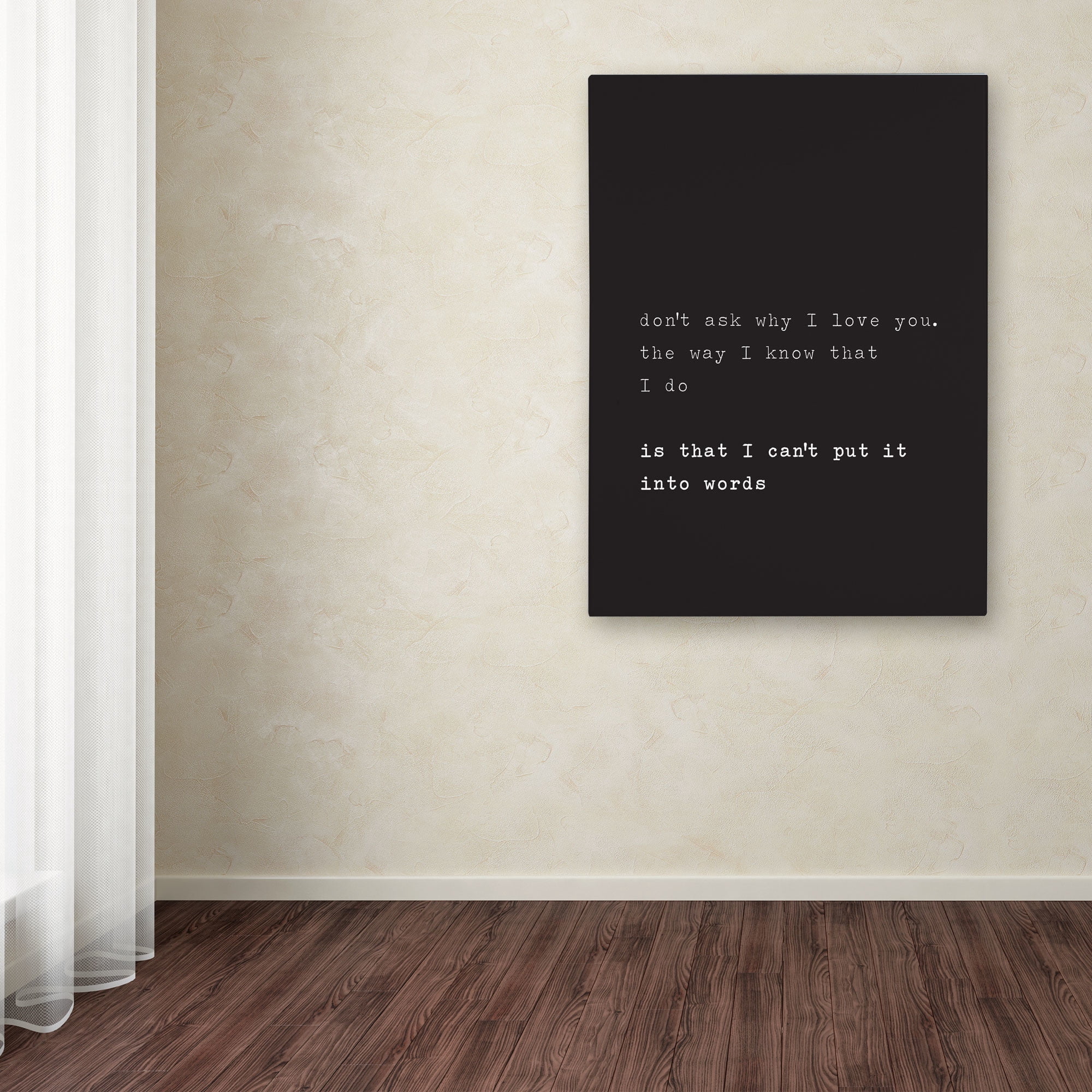 Trademark Fine Art "Why I Love You" Canvas Art by Megan Romo