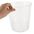 thumbnail image 3 of Minkissy Transparent Plastic Goldfish Bowl Multipurpose Small Round Fish Tank for Office Use, 3 of 8