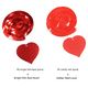 thumbnail image 2 of Colgante de fiesta en espiral de PVC, colgante de amor, remolino de papel de aluminio, flor de amor, decoración de techo de plástico, 2 of 5