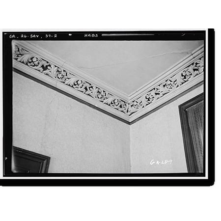 Historic Print, Old Arnold House, 128 State Street, Savannah, Chatham County, GA - 2, 16" x 20"