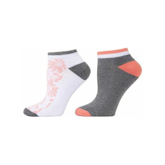 Josie Natori No Show Socks, 2 pack