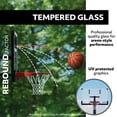 Lifetime Crank Adjust Bolt Down Basketball Hoop (54Inch Tempered Glass