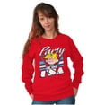 thumbnail image 4 of Dennis The Menace Party in the USA Sweatshirt for Men or Women Brisco Brands L, 4 of 6