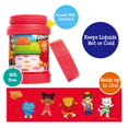 thumbnail image 3 of Tarro de almuerzo SCS Direct Daniel Tiger de acero inoxidable para niños, 380 ml, 3 of 5