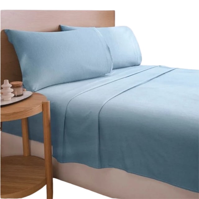 Juego de Sábana Concord Poliéster Matrimonial Azul Denim