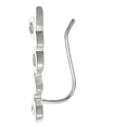 thumbnail image 3 of Queenberry Sterling Silver Love Word French Hook Ear Cuff Earwire for Left Ear, 3 of 3