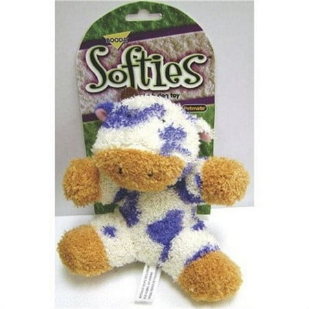 UPC: 0723503535168 | Petmate Doskocil Co. Inc. Terry Cow Softies Dog Toy  Medium