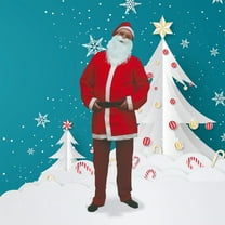 Northlight White and Red Santa Claus Men's Christmas Costume Set - Standard Size