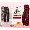 thumbnail image 3 of Plus Size Womens Pajama Pants Fuzzy Fleece Pj Bottoms for Women Winter Cozy Women's Sleepwear Heart 3XL, 3 of 6