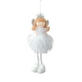 thumbnail image 2 of FastXmas Christmas Plush Doll Decorations Christmas Tree Hanging Ornament Dolls Decorative Plush Angel Pendants Christmas Hanging Decorations for Home Decoration Holiday Party Decor, 2 of 6