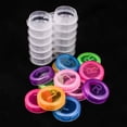 thumbnail image 2 of 4PCS Contact Lens Portable Pure Color Mini Case Mini Contact Plastic Travel Holder Storage Soaking Box Case, 2 of 8