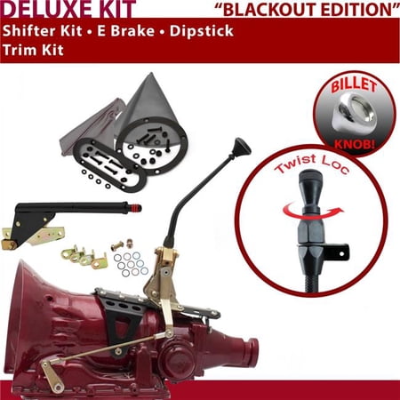 American Shifter FMX Shifter Kit Black 10 in. E Brake Trim Kit Dipstick for EEF1E