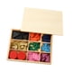 thumbnail image 4 of Material didáctico para el aprendizaje de la gramática Montessori Material de madera para el aprendizaje de la gramática Montessori Juego de símbolos, 4 of 9