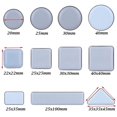 thumbnail image 5 of Almohadilla deslizante redonda para muebles, 50mm, 4 Uds., Bases de mesa, Protector para silla, patas, posavasos, suelo de alfombra, 5 of 5