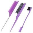 thumbnail image 2 of Juego de peine para barbería BRI 3 uds color morado, 2 of 10