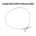 thumbnail image 4 of 20Lb-80Lb Fluorocarbon Fishing Leader For Saltwater Freshwater With Twists Snap 18In-45Lb, 4 of 9