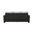thumbnail image 4 of Better Homes & Gardens Rockport Outdoor Wicker Sofa, Brown, 4 of 11