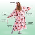 thumbnail image 3 of (3 pack) Cozy Comfort Wearable Blanket Hoodie, Long Sherpa Fleece Sweatshirt, Big & Tall, 3 of 7