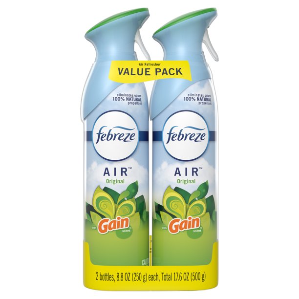 Febreze Air Effects Air Freshener, Gain Original Scent, 2 Ct, 17.6 Oz