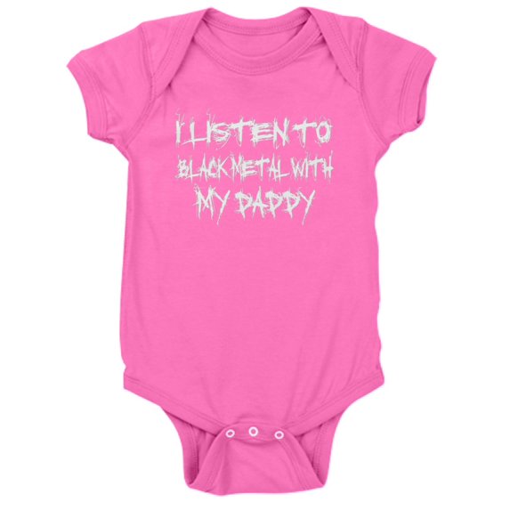 CafePress - Blackmetaldark - Cute Infant Bodysuit Baby Romper