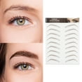 thumbnail image 4 of Unique Bargains Tatouage Simulation Sourcils pour Femmes 1 Pce Surélevé, Marron, 4 of 5