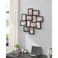 thumbnail image 5 of SONGMICS 12-Photo Collage Picture Frames,4 x 6 Inches Wall-Mount Photo Frame,Black URPF22BK, 5 of 5