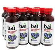 Bai Antioxidant Infusion Beverage Brasillia Blueberry - 12 Bottle