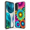 thumbnail image 3 of MUNDAZE Motorola Moto G Power Vintage Colorful Abstract Sunflowers Floral Double Layer Phone Case Cover, 3 of 5
