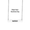 thumbnail image 2 of Next Business Day Shipping Personalized Bar Name Necklace, 2 of 4