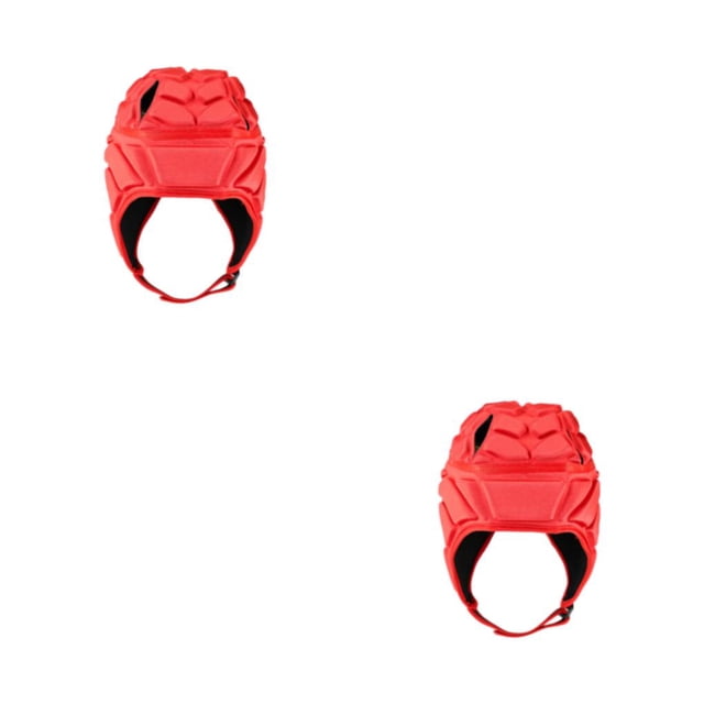 Greeniant Protector de cabeza para todos los deportes - Casco ajustable y cómodo Headguard Casco de rugby rojo S 2piezas