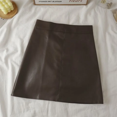 thumbnail image 3 of Minivestido ajustado de talle alto y talla grande para mujer, falda negra de corte A con cobertura de cadera, nuevo estilo de otoño, 3 of 5