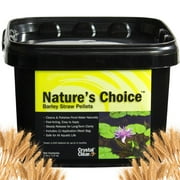 CrystalClear Nature's Choice Barley Straw Pellets - Natural Pond Treatment - 2 Pound Bucket Treats Up to Gallons 2 lb