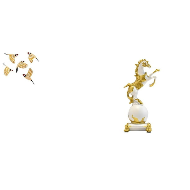 Arte de pared de pájaros de madera,Pájaros de madera para decorar la pared,regalos para el hogar,Figura de escritorio,Estante de estatua de caballo para escritorio,oficina,decoración del