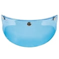 thumbnail image 1 of Visera Para Casco De Motocicleta 4x3-Snap, Visera Para El Sol, Transparente, Azul, 1 of 7