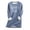 B-Blue, variant on Winter Sherpa Sweatshirt for Women Trendy Letter Print Crew Neck Loungewear Tops Soft Cozy Thick Fleece Lined Thermal Pullover Blue S