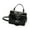 Black, variant on Women Bag Trendy Shoulder Bag Korean Styles Handbag Purse Fashion Box Bag PU Leather Crossbody Bag Top Handle Bag